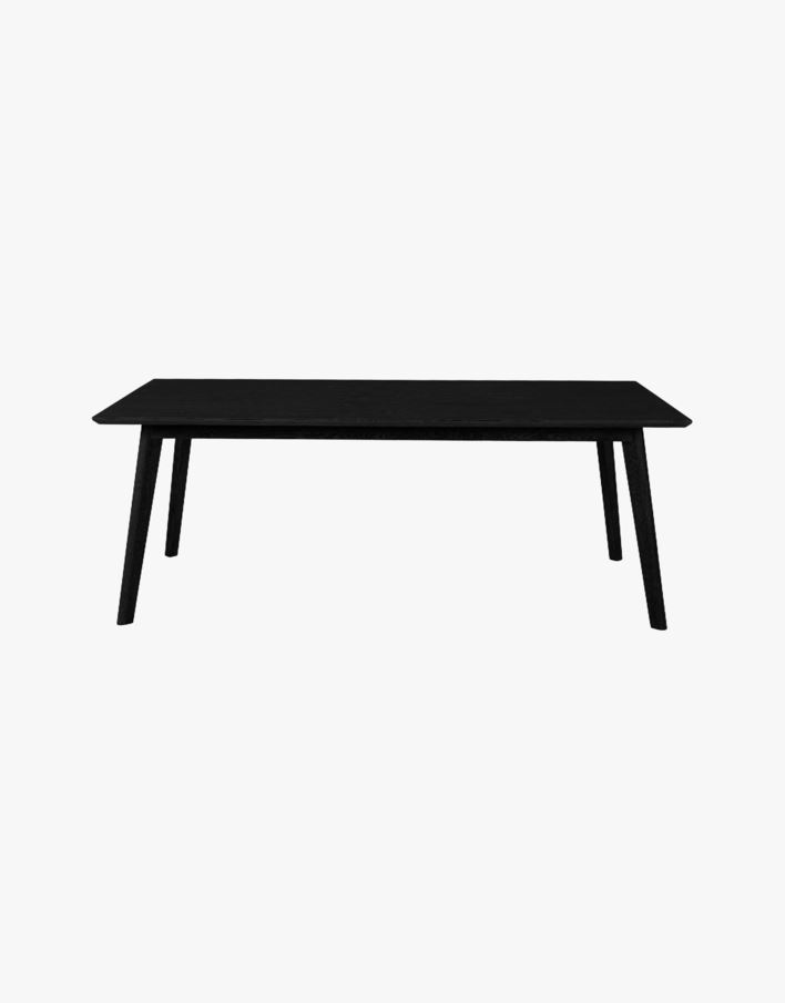 Ruokapöytä musta - 100x200x75 cm musta - 1