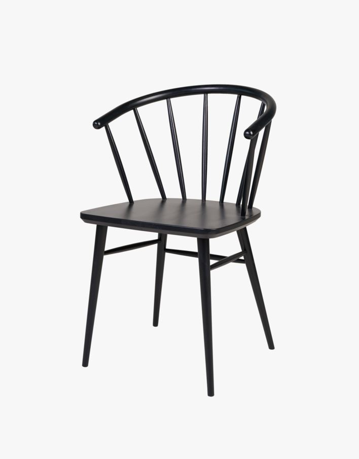 Ruokapöydän tuoli musta - 53x53x81 cm musta - 1