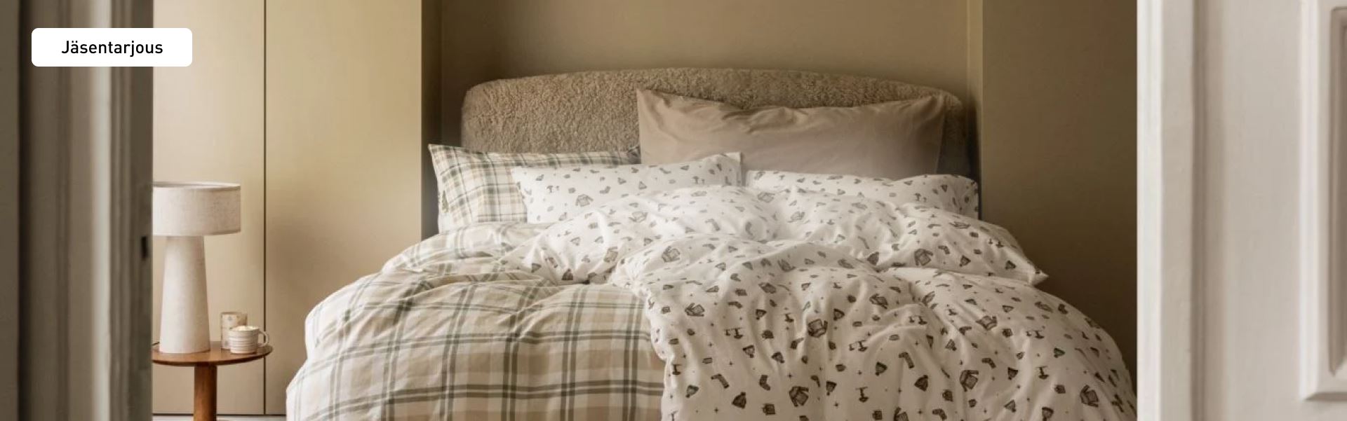 Pussilakanasetit flanellista jäsenille alk. 24,95