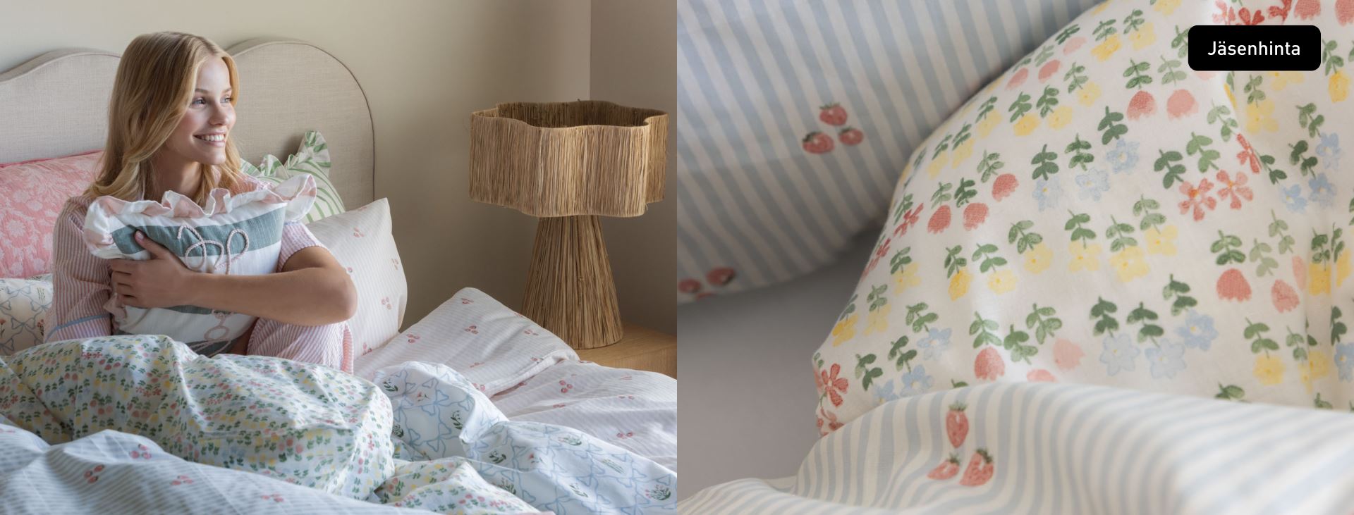 Pussilakanasetit puuvillasta vain 24,95