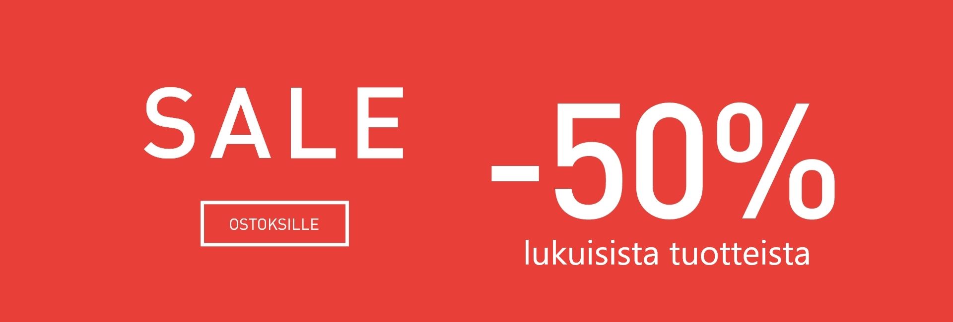SALE - tuotteet nyt -50%