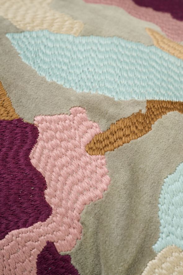 Koristetyynynpäällinen moniväri/vihreä - 4