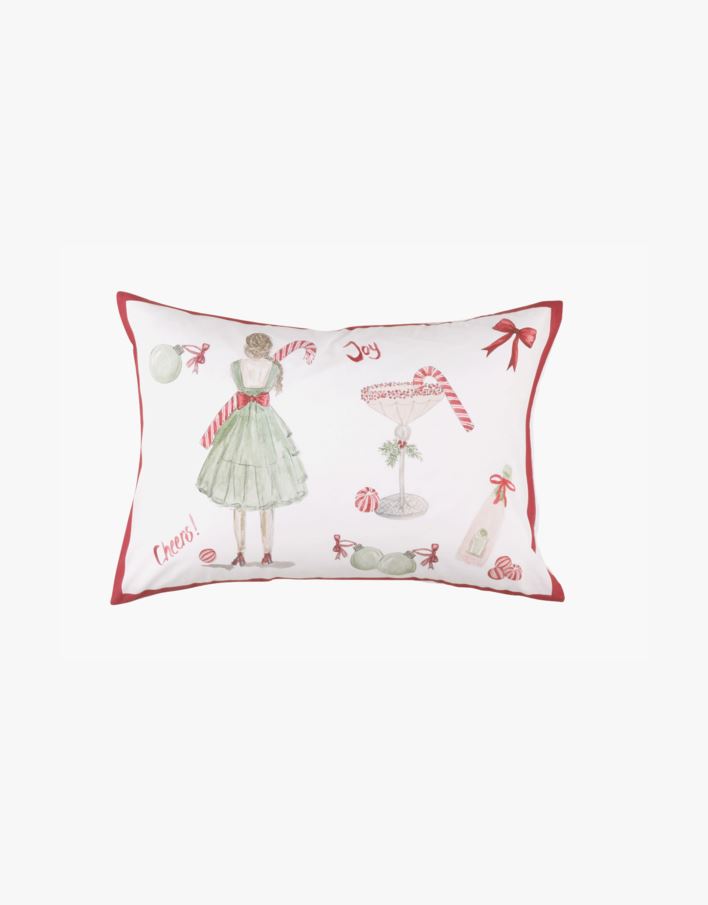 Tyynyliina puuvillaa valkoinen - 50x60 cm valkoinen - 1