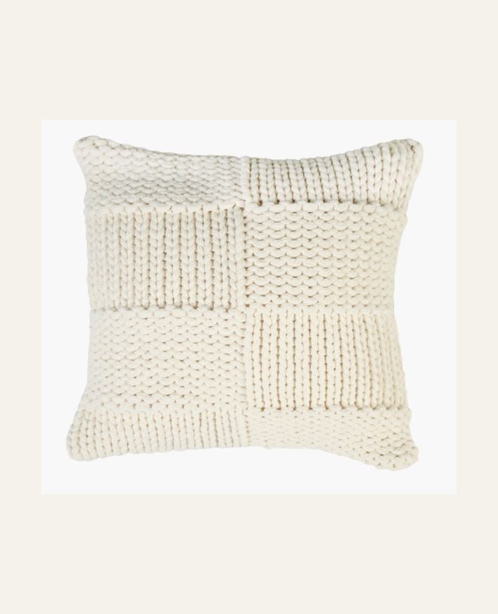 Koristetyynynpäällinen luonnonvalkoinen - 50x50 cm luonnonvalkoinen - 1