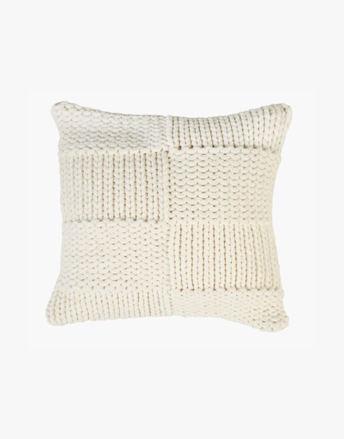 Koristetyynynpäällinen luonnonvalkoinen - 50x50 cm luonnonvalkoinen - 1