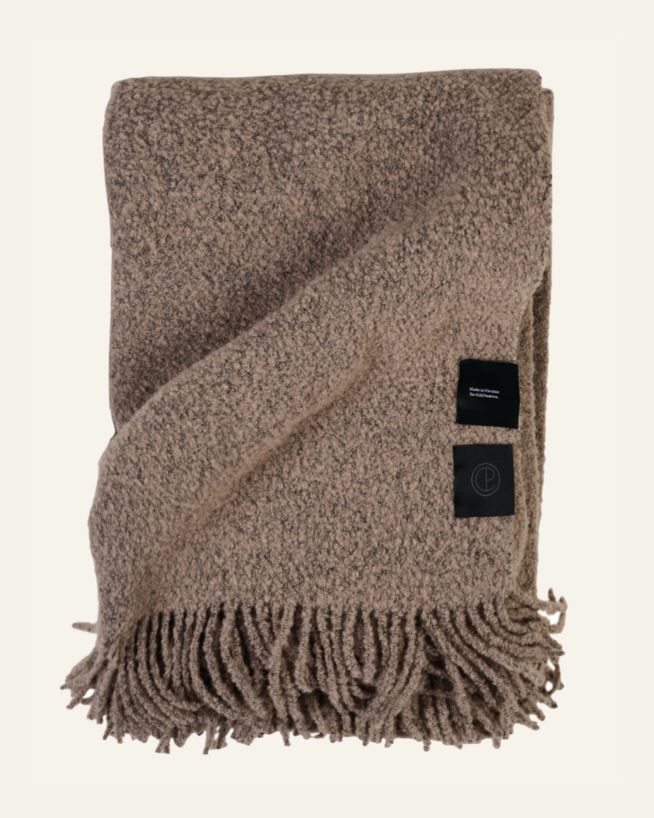 Torkkupeitto tummanruskea - 130x190 cm tummanruskea - 1