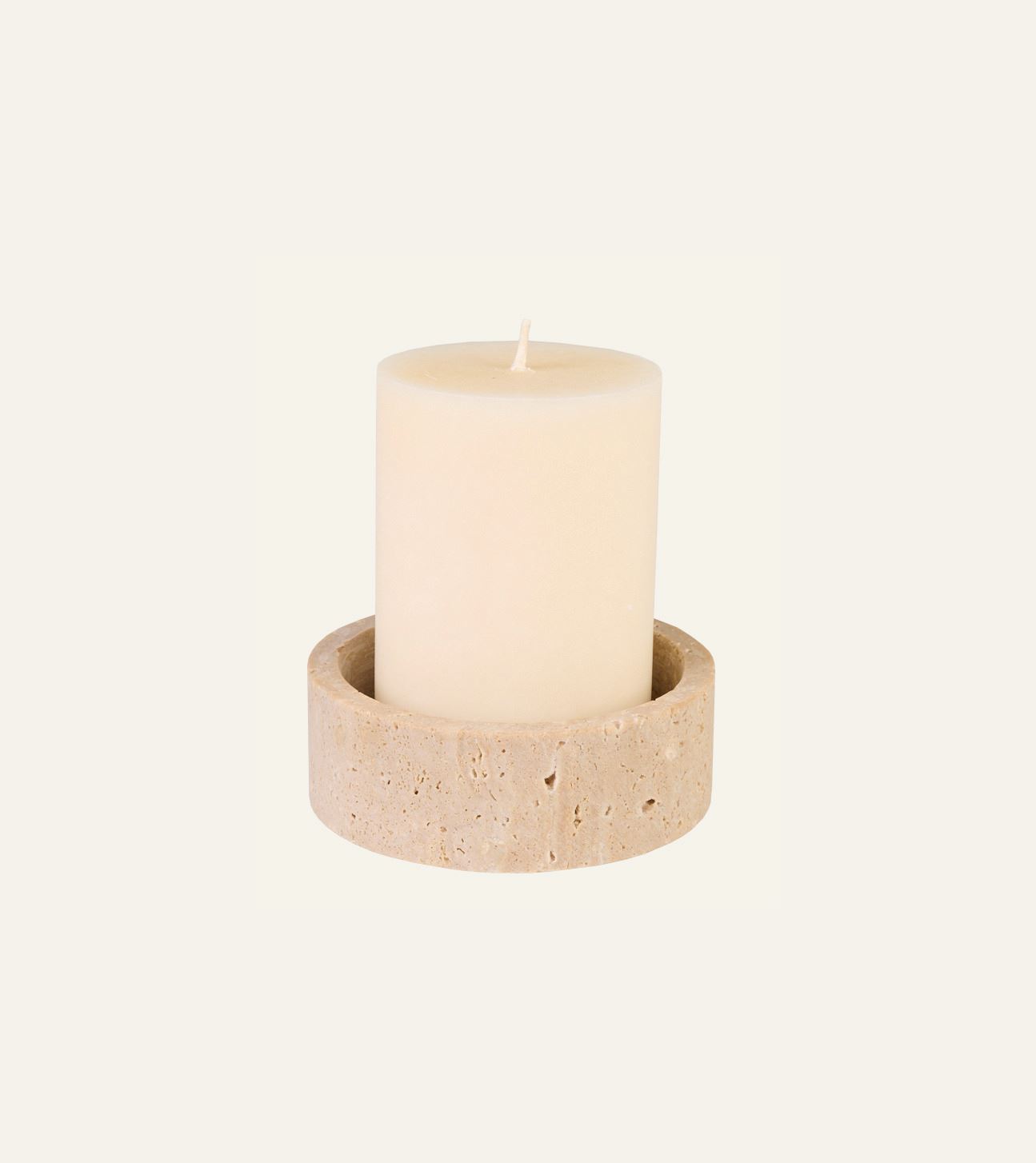 Kynttilänjalka beige - 2