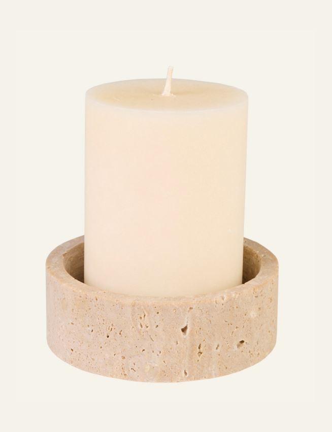 Kynttilänjalka beige - 2