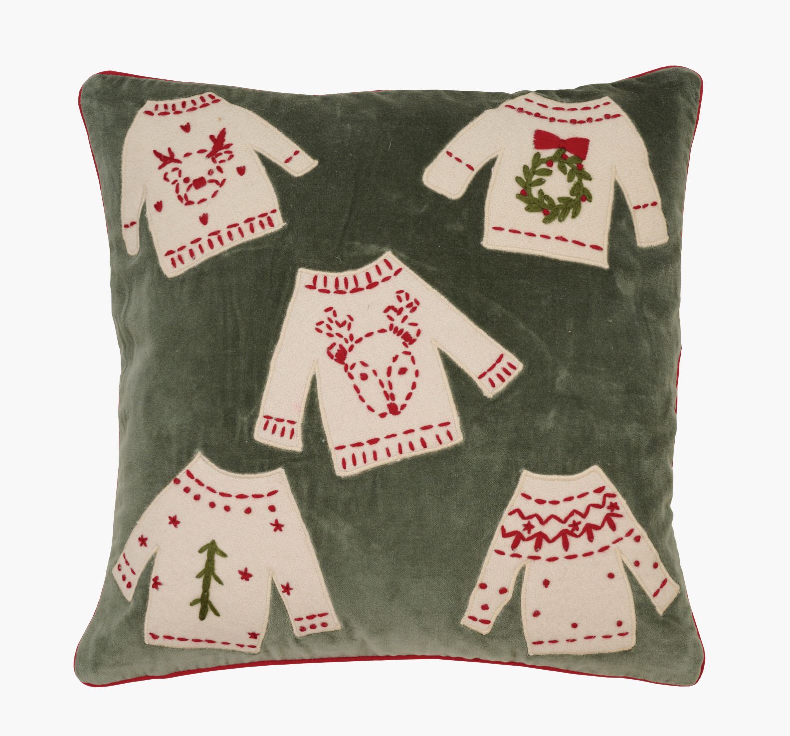 Koristetyynynpäällinen vihreä - 45x45 cm vihreä - 1