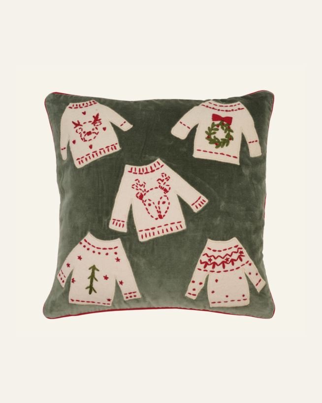 Koristetyynynpäällinen vihreä - 45x45 cm vihreä - 1