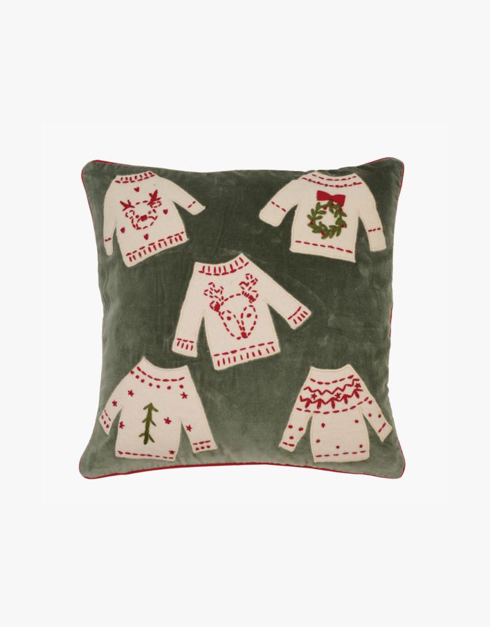 Koristetyynynpäällinen vihreä - 45x45 cm vihreä - 1