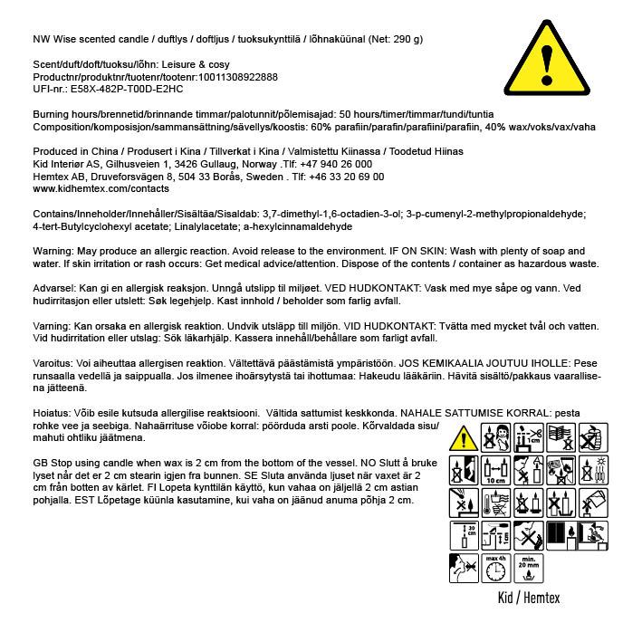 Tuoksukynttilä moniväri - 2