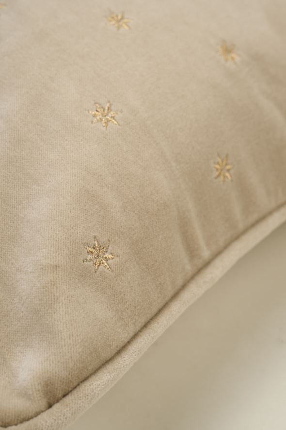 Koristetyynynpäällinen beige - 2