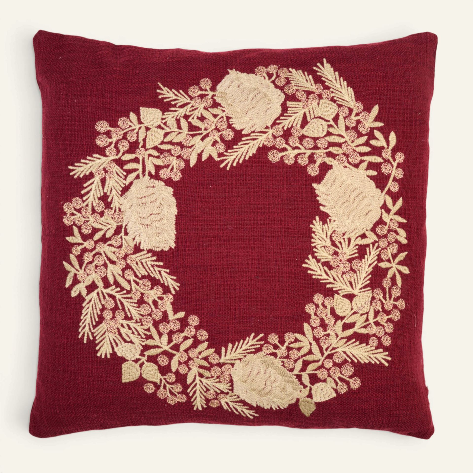 Koristetyynynpäällinen tummanpunainen - 50x50 cm tummanpunainen - 1