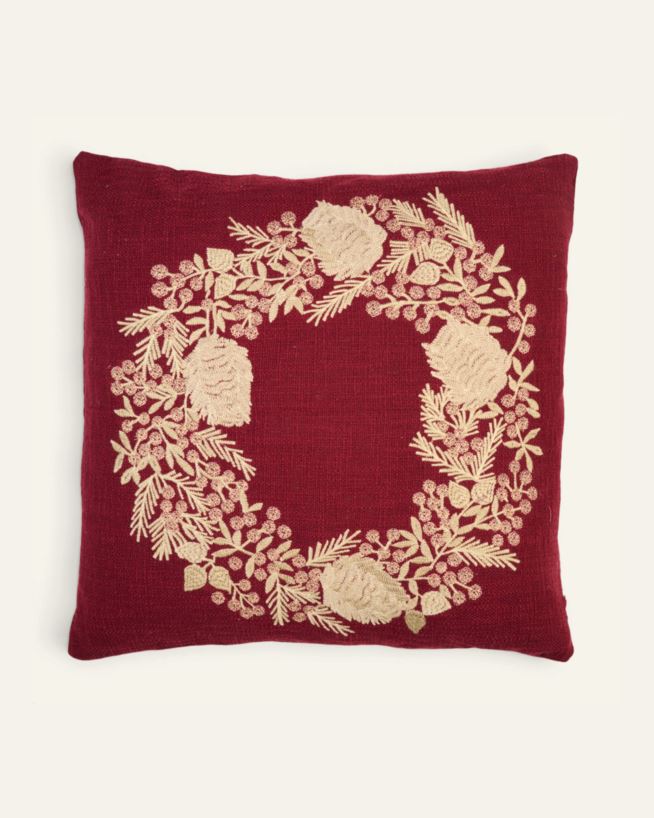 Koristetyynynpäällinen tummanpunainen - 50x50 cm tummanpunainen - 1