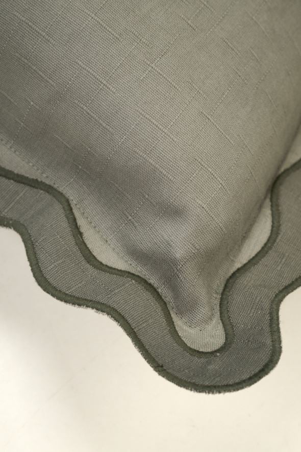 Koristetyynynpäällinen vihreä - 2