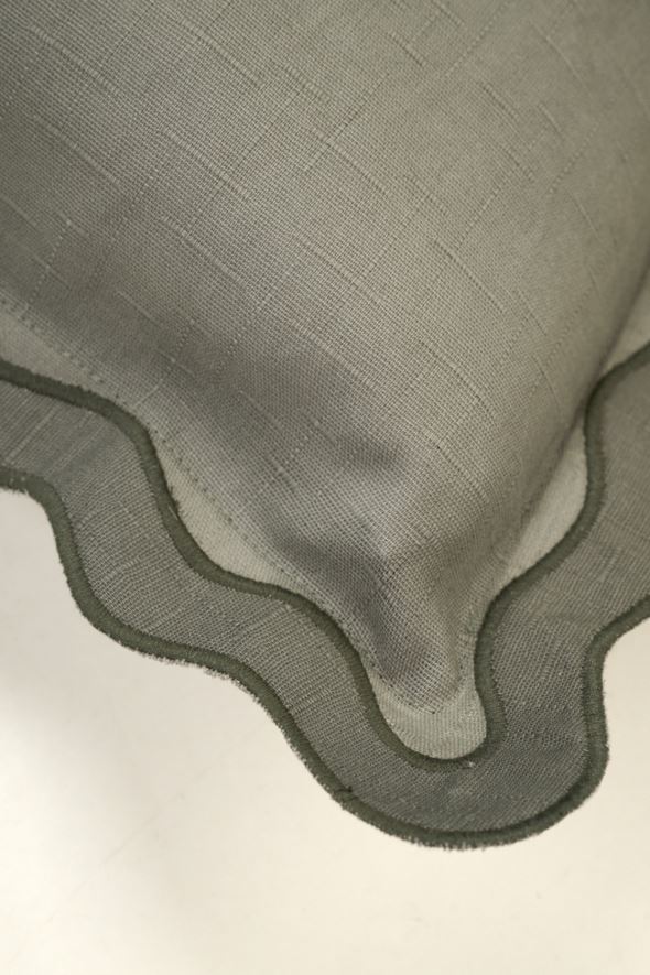 Koristetyynynpäällinen vihreä - 2