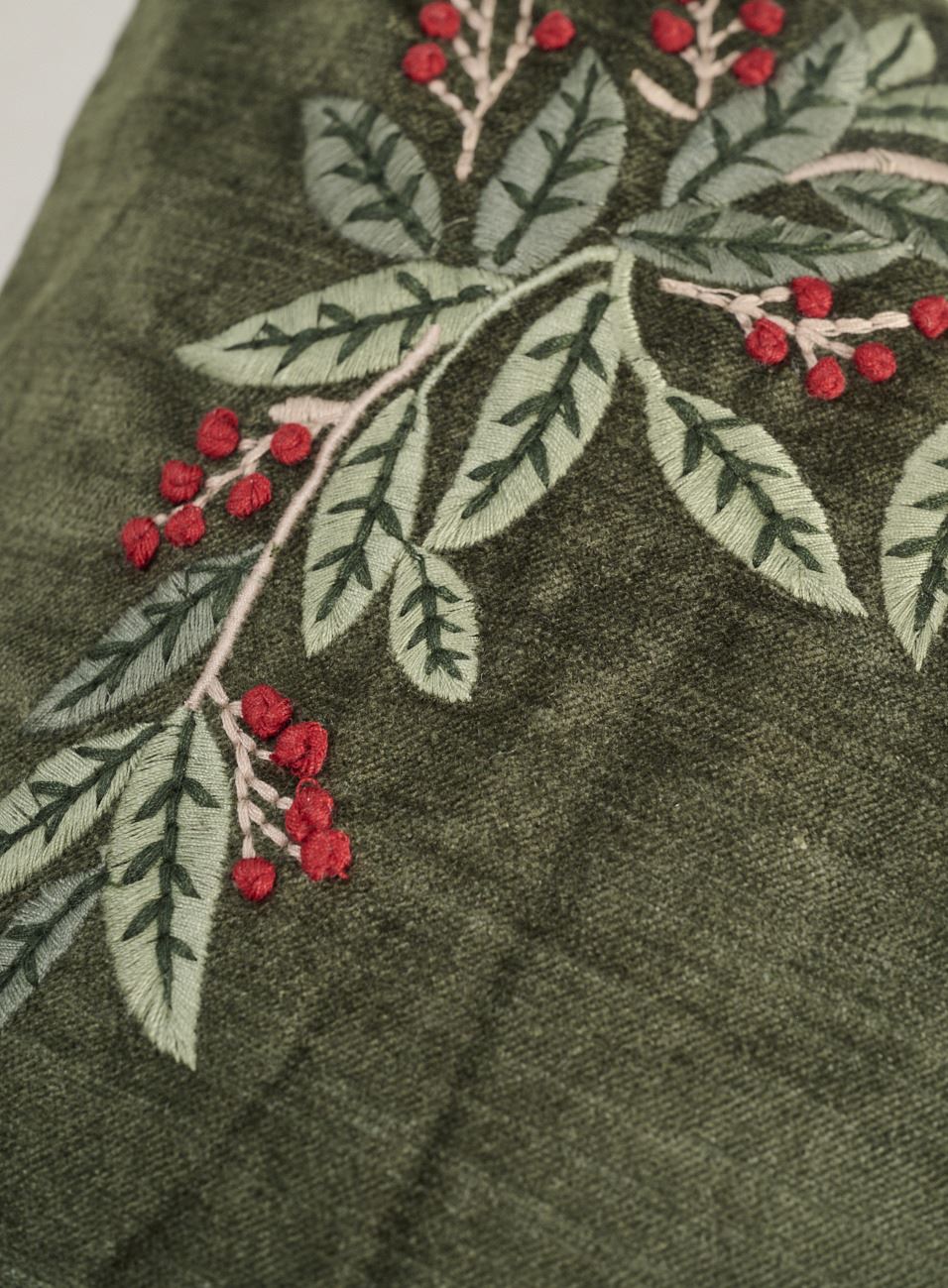 Koristetyynynpäällinen vihreä - 2