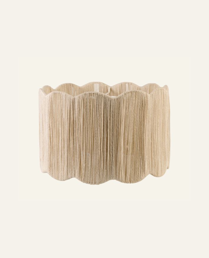 Lampunvarjostin luonnonvalkoinen - 33x33x22 cm luonnonvalkoinen - 1