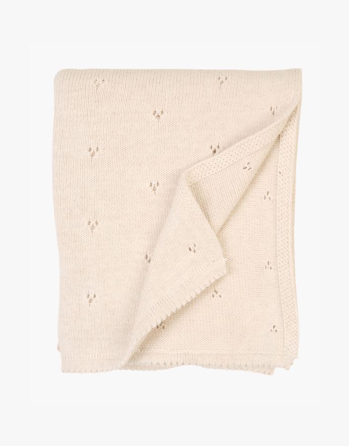 Torkkupeitto beige - 80x100 cm beige - 1