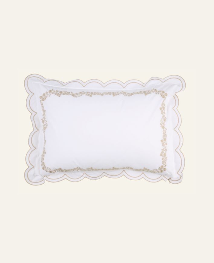 Tyynyliina puuvillaa valkoinen - 50x60 cm valkoinen - 1