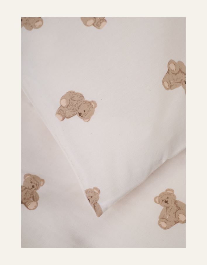 Pussilakanasetti moniväri/valkoinen - 4