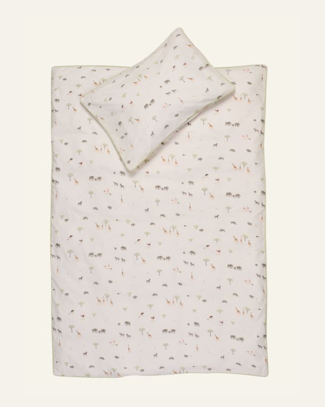 Pussilakanasetti moniväri/valkoinen - 100x130 38x55 cm moniväri/valkoinen - 1