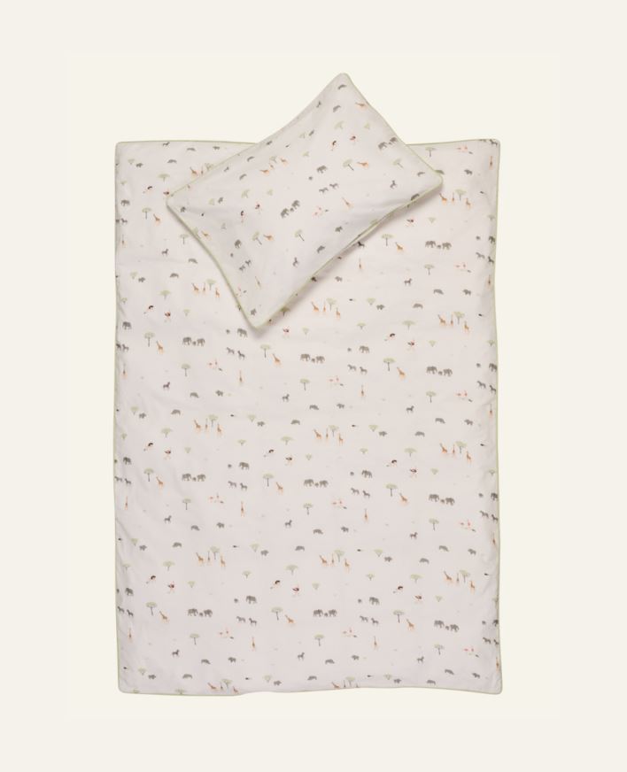 Vuodesetti vauva moniväri/valkoinen - 100x130 38x55 cm moniväri/valkoinen - 1