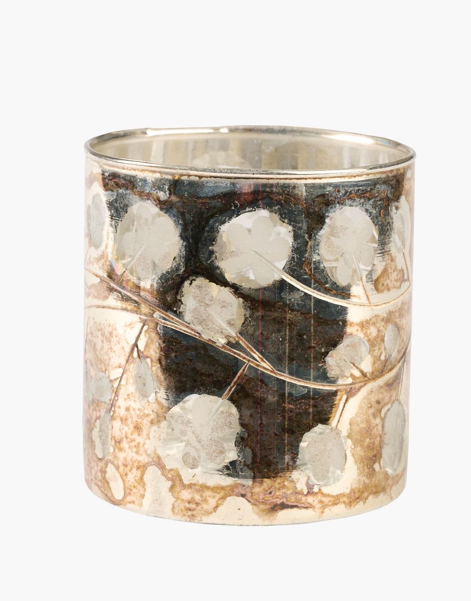 Kynttilälyhty moniväri/hopea - 10,5x10 cm moniväri/hopea - 1