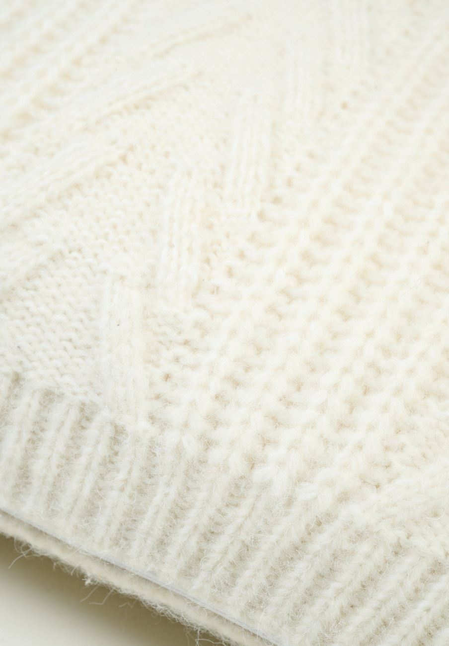 Koristetyynynpäällinen luonnonvalkoinen - 2