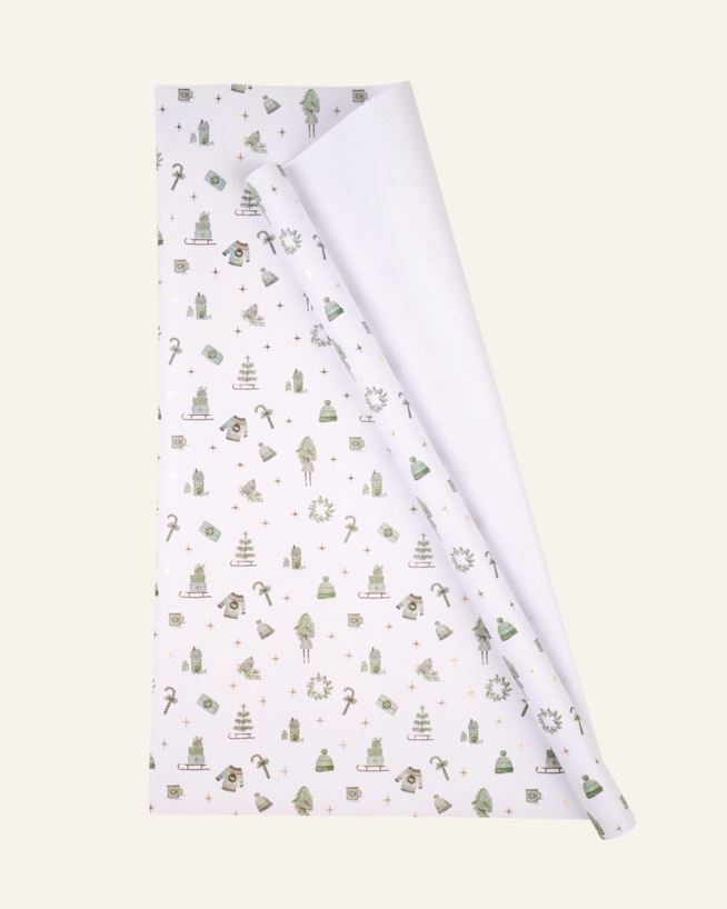 Lahjapaperi vihreä - 70cm x 3m vihreä - 1