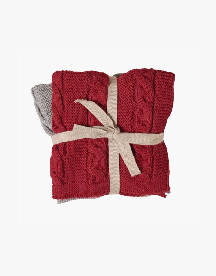 Pesulappu punainen - 25x25 cm punainen - 1