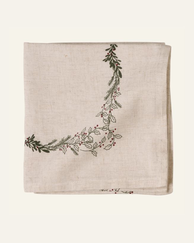 Pöytäliina luonnonväri - 90x90 cm luonnonväri - 1
