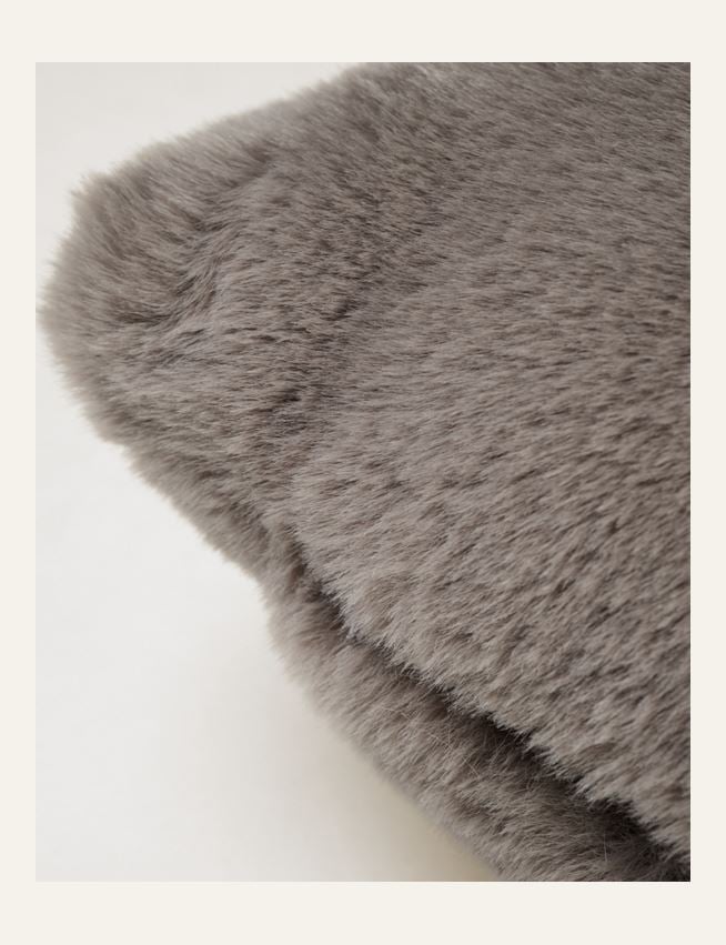 Koristetyynynpäällinen harmaanruskea - 2