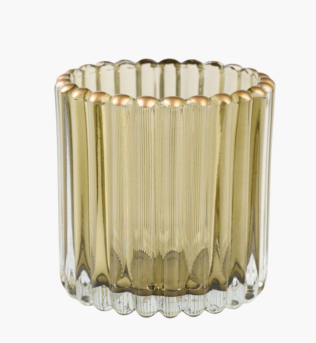 Kynttilälyhty harmaanvihreä - 9x9 cm harmaanvihreä - 1