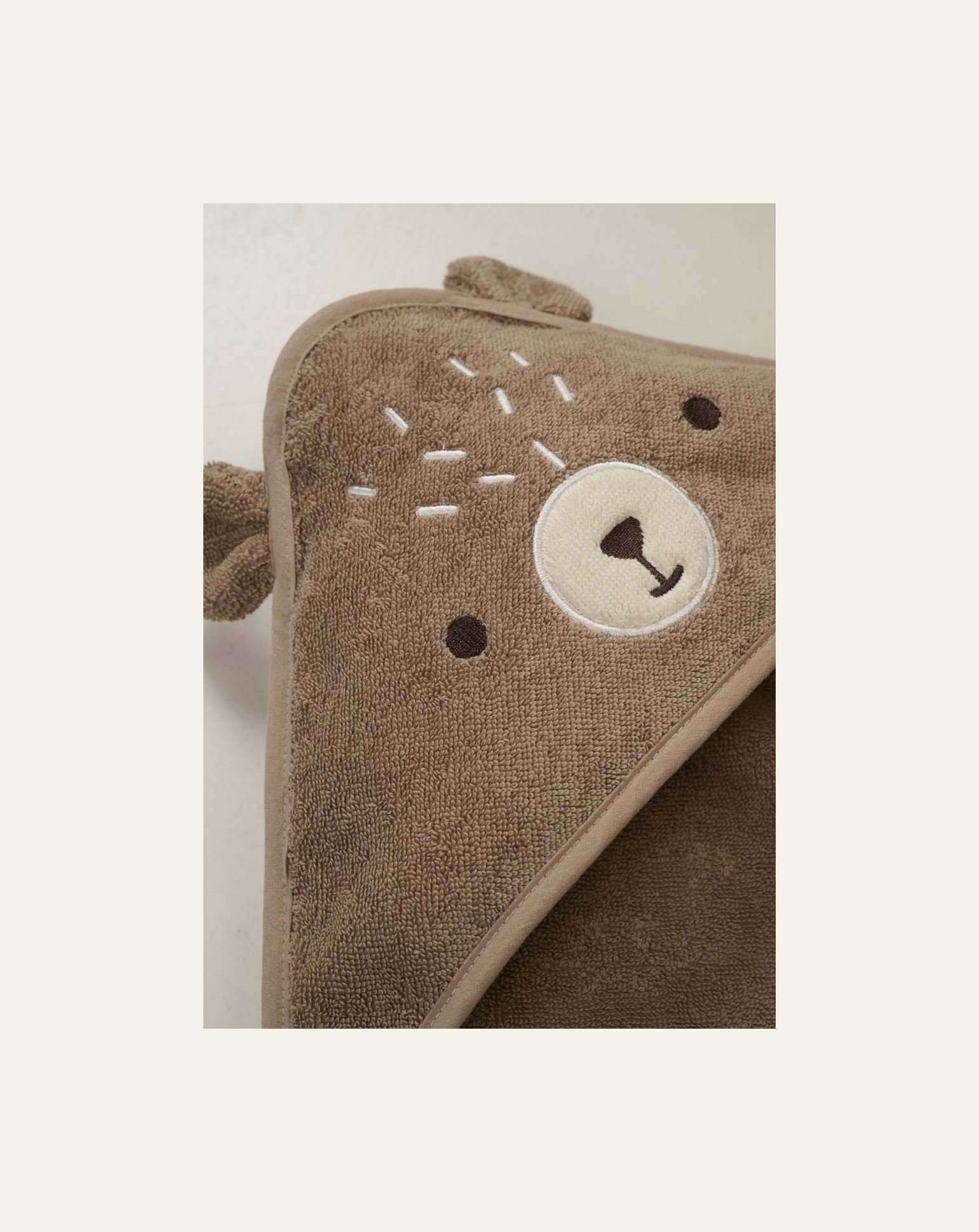 Huppupyyhe ruskea - 2