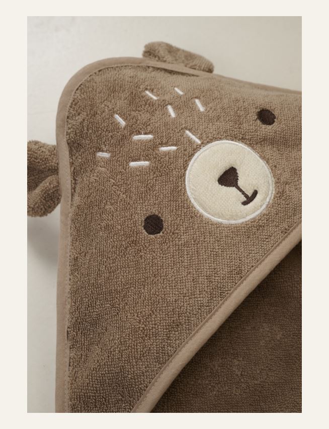 Huppupyyhe ruskea - 2