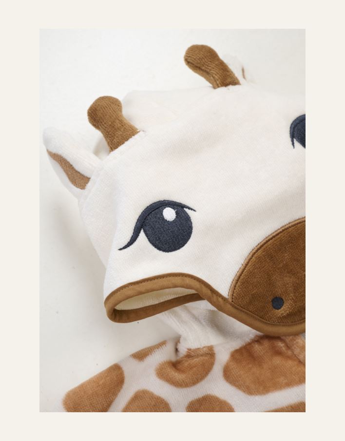 Poncho moniväri/beige - 2