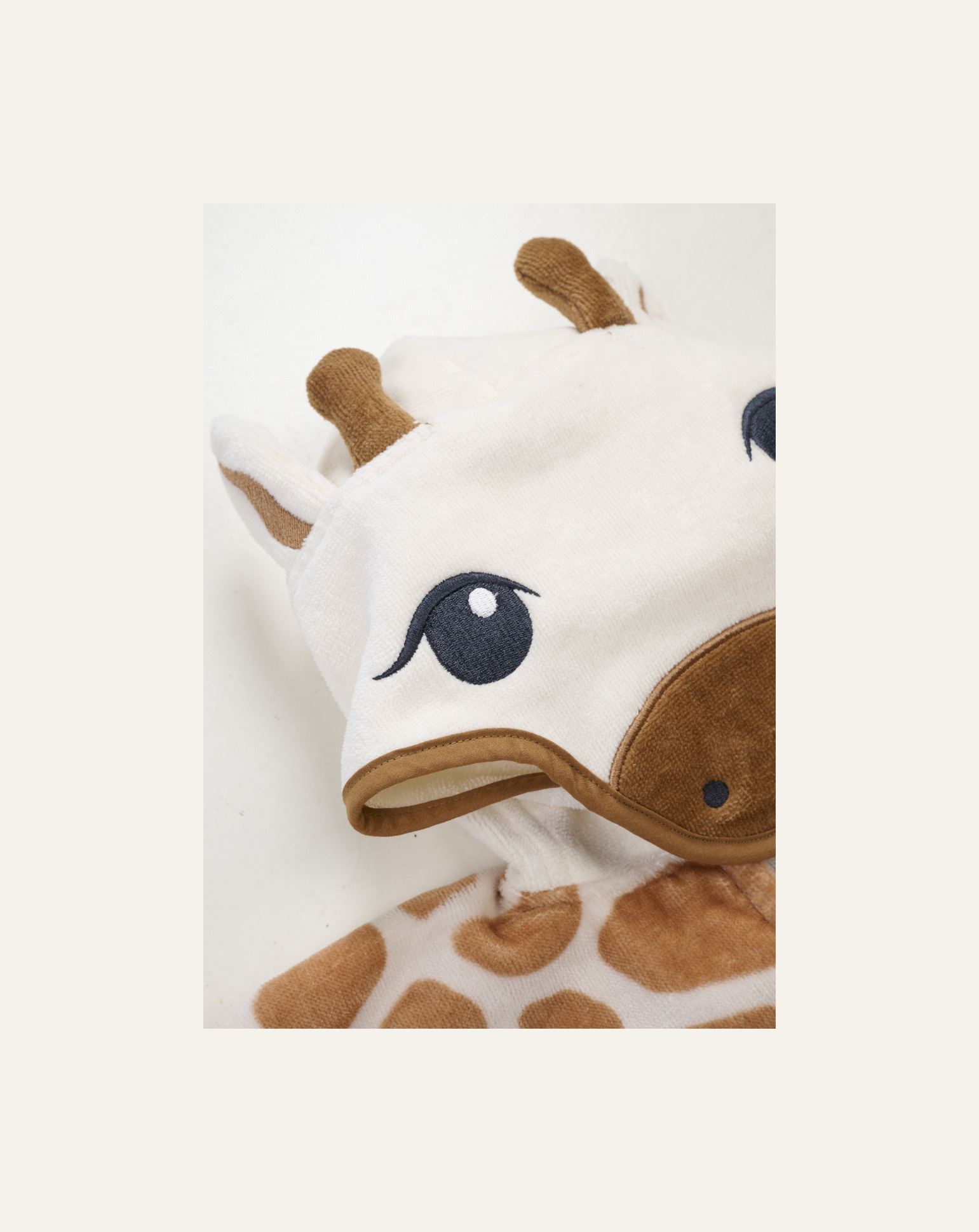 Poncho moniväri/beige - 2