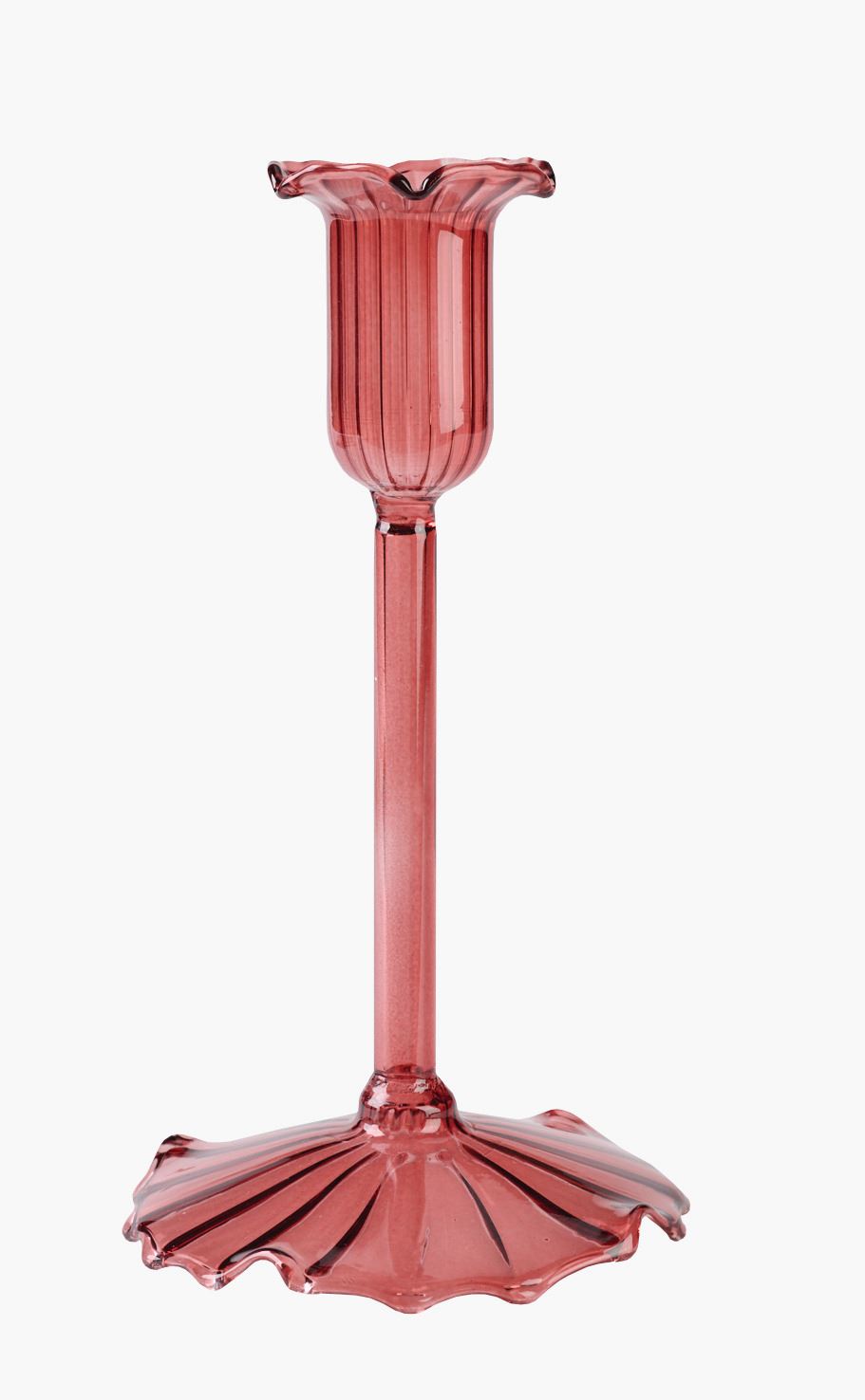 Kynttilänjalka punainen - 9x9x17 cm punainen - 1