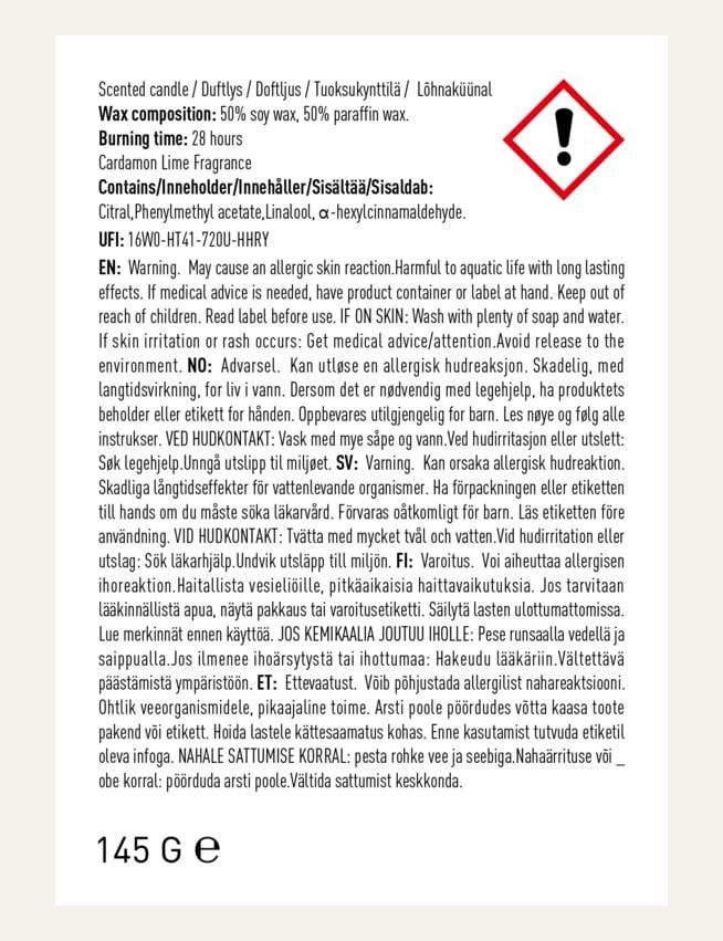 Tuoksukynttilä beige - 4