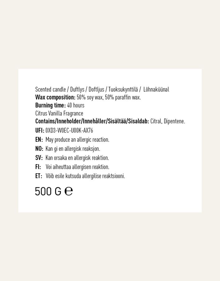 Tuoksukynttilä beige - 8