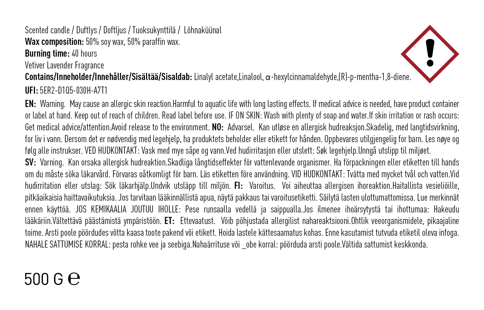 Tuoksukynttilä harmaasininen - 4