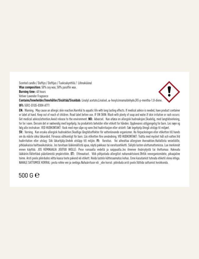 Tuoksukynttilä harmaasininen - 4