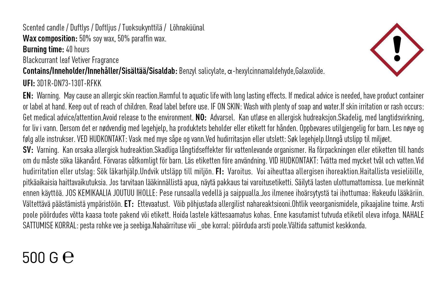 Tuoksukynttilä vaaleansininen - 6