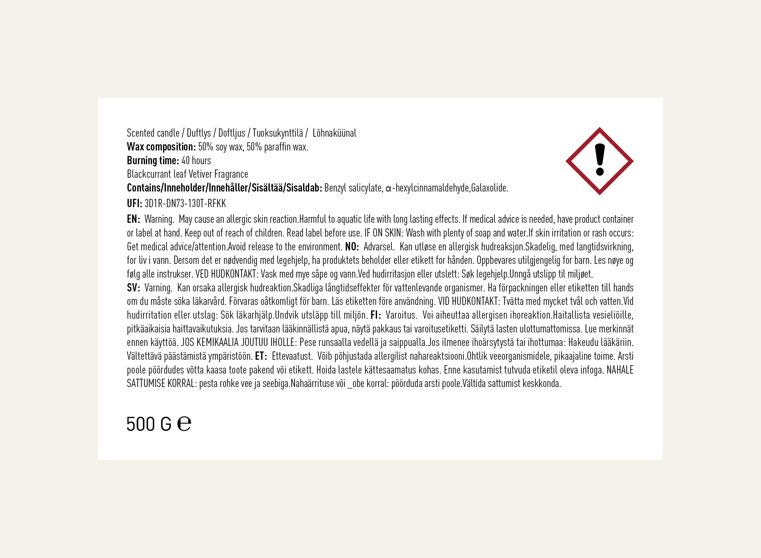 Tuoksukynttilä vaaleansininen - 6