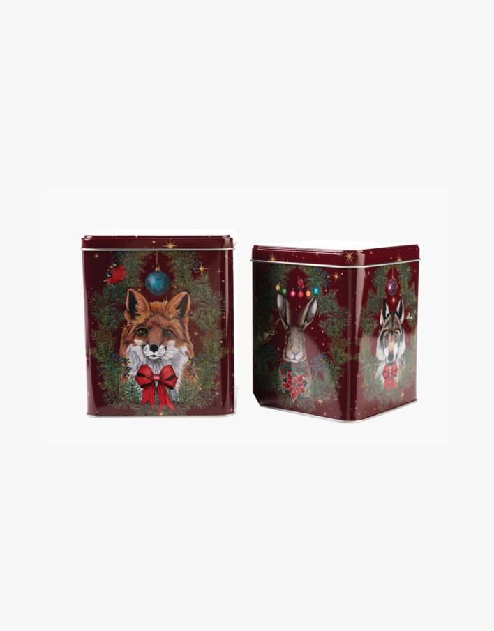 2pk kakeboks punainen - 12,5x15 cm punainen - 1