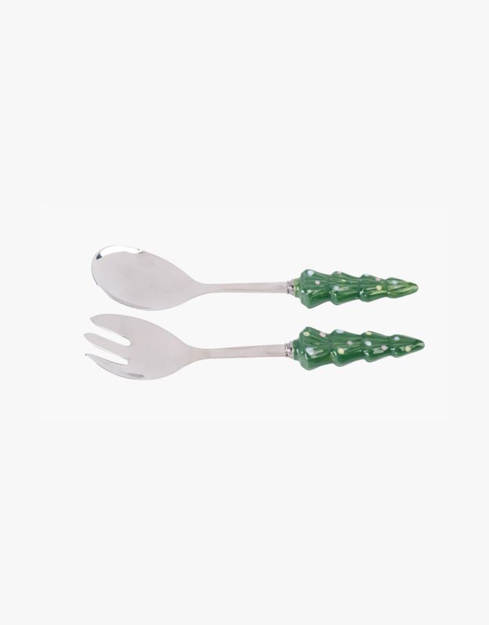 Salaattiottimet vihreä - 22,5x6 cm vihreä - 1