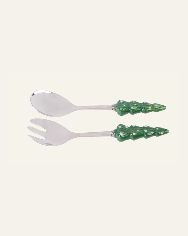 Salaattiottimet vihreä - 22,5x6 cm vihreä - 1