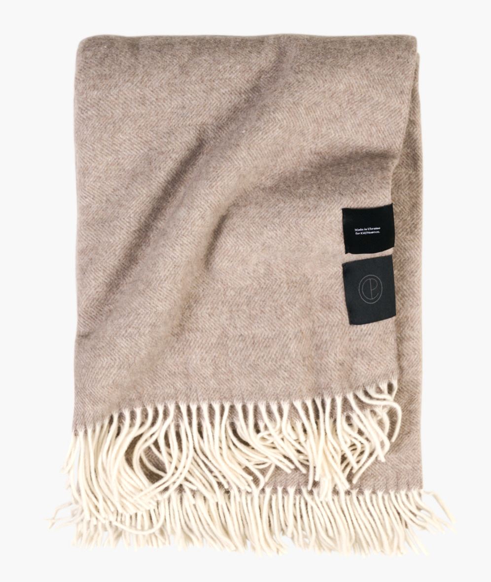 Villahuopa vaaleanruskea - 130x170 cm vaaleanruskea - 1